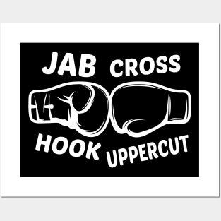 Boxing - Jab Cross Hook Uppercut Posters and Art